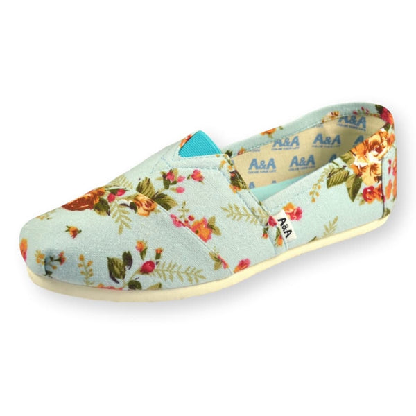 Patterned canvas shoes shop