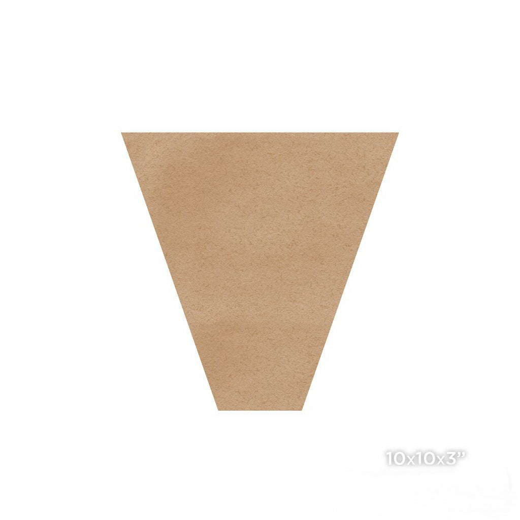 A&A Kraft Paper Bouquet Sleeves - Brown Paper Bouquet - Paper Sleeves (10x10x3 in. 10 Pcs)