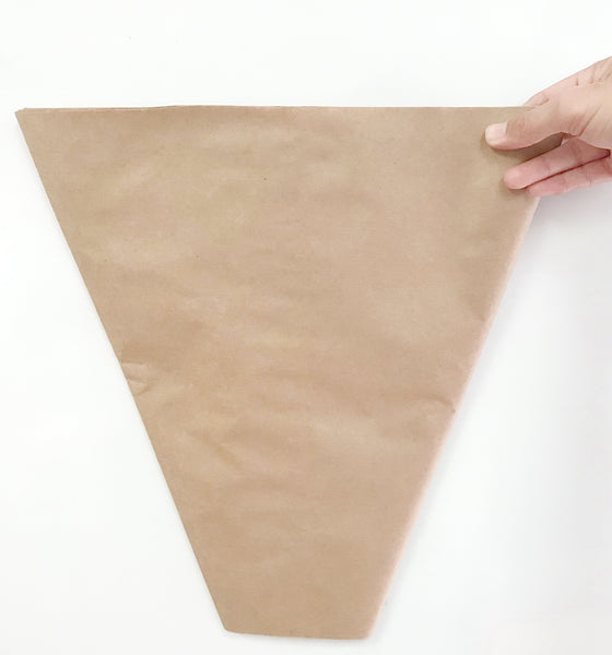 Kraft Brown Paper Flower Bouquet Sleeves - DIFFERENT SIZES AVAILABLE