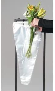 Flower Bouquet Unprinted 37 Micron Clear Cellophane Bags Plastic Sleeve Bag 50 Pcs - DIFFERENT SIZES AVAILABLE