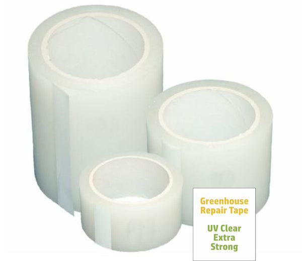 Greenhouse Plastic Poly Permanent Repair Tape UV Clear - 4 Inches x 108 Feet-A&A Grower Supplies
