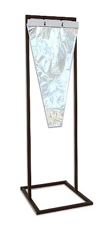 Flower Bouquet Unprinted 37 Micron Clear Cellophane Bags Plastic Sleeve Bag 100 pcs - 9 x 14 x 3.5 Inches-A&A Grower Supplies