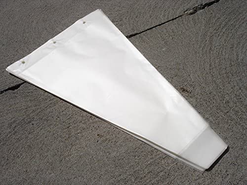 Flower Bouquet Unprinted 37 Micron Clear Cellophane Bags Plastic Sleeve Bag 50 Pcs - DIFFERENT SIZES AVAILABLE