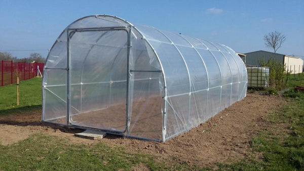 Greenhouse Plastic Clear Poly Film UV Resistant 6mil 4 Year 90% Light transmission - 14 x 25 Feet-A&A Grower Supplies