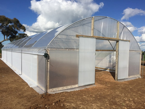 Greenhouse Plastic Clear Poly Film UV Resistant 6mil 4 Year 90% Light transmission - 14 x 25 Feet-A&A Grower Supplies